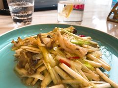 韭黄爆双鲜-南山鲜虾面·活鲜小馆·海味大连菜(南山总店)