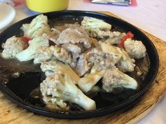虾酱土猪爆台山菜-朱仔记食府(江南大道店)