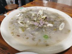 雪菜笋丝鲜牛肉年糕-何永光123鲜牛肉馆(1号店)