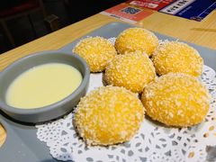 雪花南瓜饼-麻田会 ·鲜活现烹·牛蛙火锅(珠江新城维家思广场店)