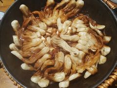 排骨豆角卷子-华盛园卷子王农家菜水库鱼