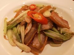 韭菜花炒火腩-利苑酒家(合景国际金融广场店)
