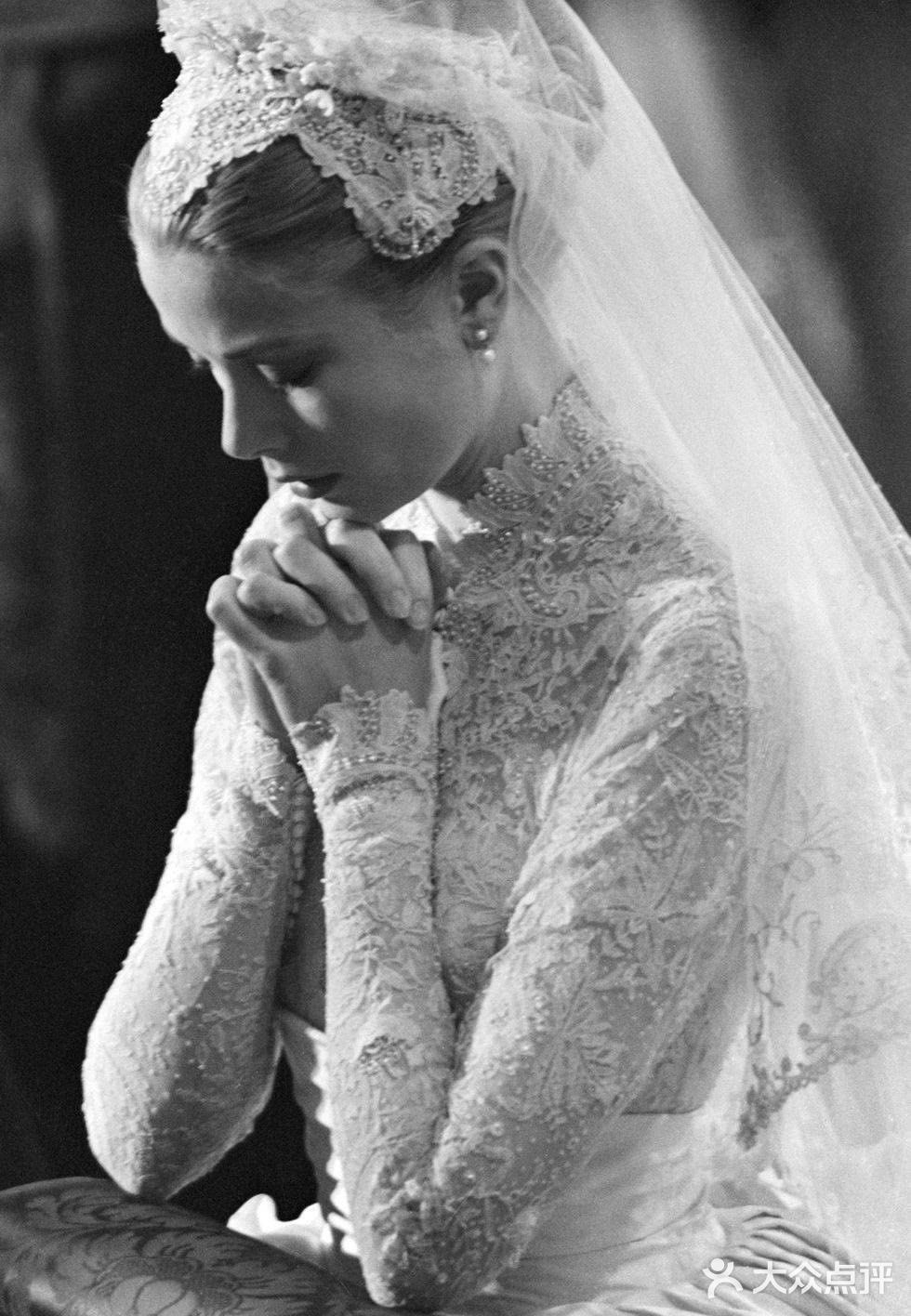 我心中的婚纱白月光-摩纳哥王妃的婚纱