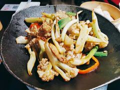 干锅有机花菜-老头儿油爆虾·知味杭州(爱琴海购物中心)