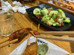 烤蚕蛹-老胖串店(山大路店)