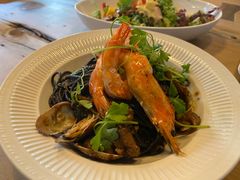墨鱼汁海鲜意面-UPPER KITCHEN(延安路店)