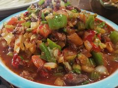 晚餐碎肉拌面-歹歹的加个面过油肉拌面