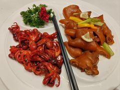 凉拌小章鱼拼猪手-富黎华海鲜大酒楼(正大广场店)