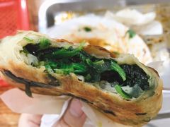 菠菜火烧-王记肉火烧早餐中国店