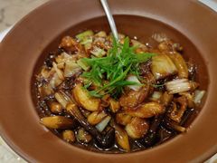 黑鸡枞菌葱烧蹄筋-江仙雅居(苏州桥店)