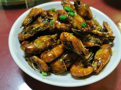 油爆虾-国生茶庄·地道农家菜团建活动