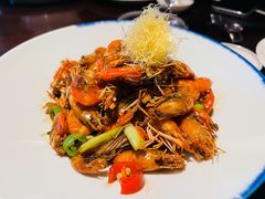 传统油爆虾-杭州西子湖四季酒店·金沙厅