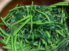 啫啫虾酱空心菜-熠盛粤味(永康路店)