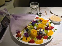 莫奈花园花束沙拉-PARFUM FLORAL花境法餐(南京首店)