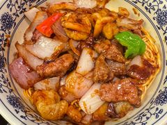 虾仁牛肉拌面top-王繁星面馆(西安熙地港店)