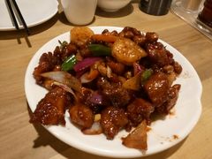 小椒香虾仁爆鸡球-陈傻子餐厅(世纪都会店)