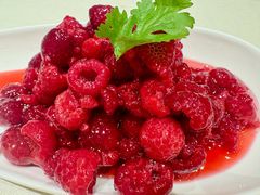 天然蜂蜜拌树莓-吉林省林业宾馆-餐厅