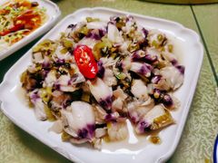 木槿花炒酸菜-天元河田土鸡店(莲花山店)