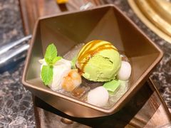 白玉抹茶冰激凌蜜豆沙-老乾杯和牛烧肉(王府中环店)