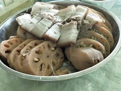 莲藕花肉-辉记虾塘海鲜农庄