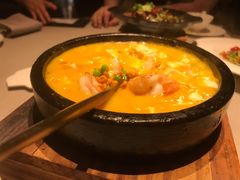 石锅虾球海胆豆腐-山里亲戚(淞虹路店)