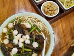 虾爆鳝面-奎元馆.百年奎元.非遗传承(西湖边的解放路店)