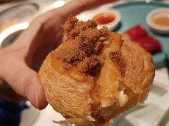 咸蛋黄肉松葡挞-禄运茶居·手工点心(猎德店)