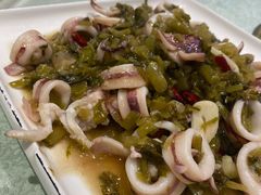 酸菜炒鱿鱼-温岭人家(红花北路店)