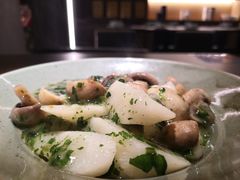 荠菜山药烩蘑菇-佬泰丰斋· 乌镇茶食餐厅