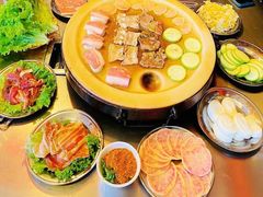 -老姐石板烧烤+铜炭火锅(总店)