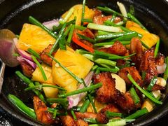 黑椒菠萝啫猪颈肉-旺爷砂锅·茶作(国贸城店)