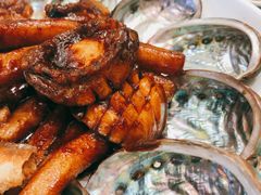 小鲍鱼炒年糕-金八仙酒店