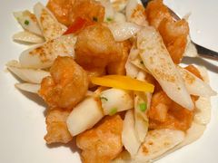虾丸子炒铁棍山药-明州府(文化广场店)