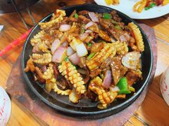 鱿鱼爆猪肝铁板-卢庄(江汉路店)