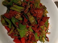土蒜苗炒肉-0776食堂·京城创意菜(七里庄店)