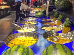 自助取餐区-九寸花汀海鲜烤肉自助(中东迪克店)