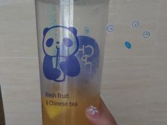 鲜芒果绿茶-茶百道(翠柏店)