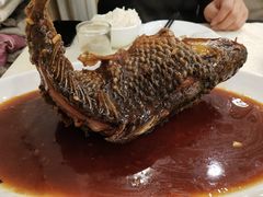 罾蹦鲤鱼-奥华餐厅·老张记(台基厂店)