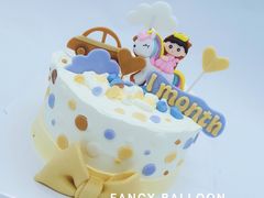-卡比儿童蛋糕·心意定制·低脂零卡糖动物奶油FancyBALLOON(滨海店)