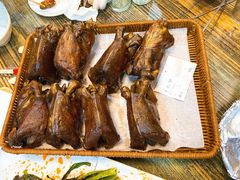 -老谷家黄泥烧鸽子·烧烤