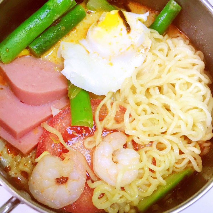 豪华版网红牛奶泡面