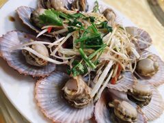 油泼扇贝-1910老鲁味海鲜·戳子肉·青岛菜(金沙滩店)