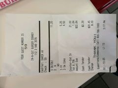 账单-In-N-Out Burger(LAX)