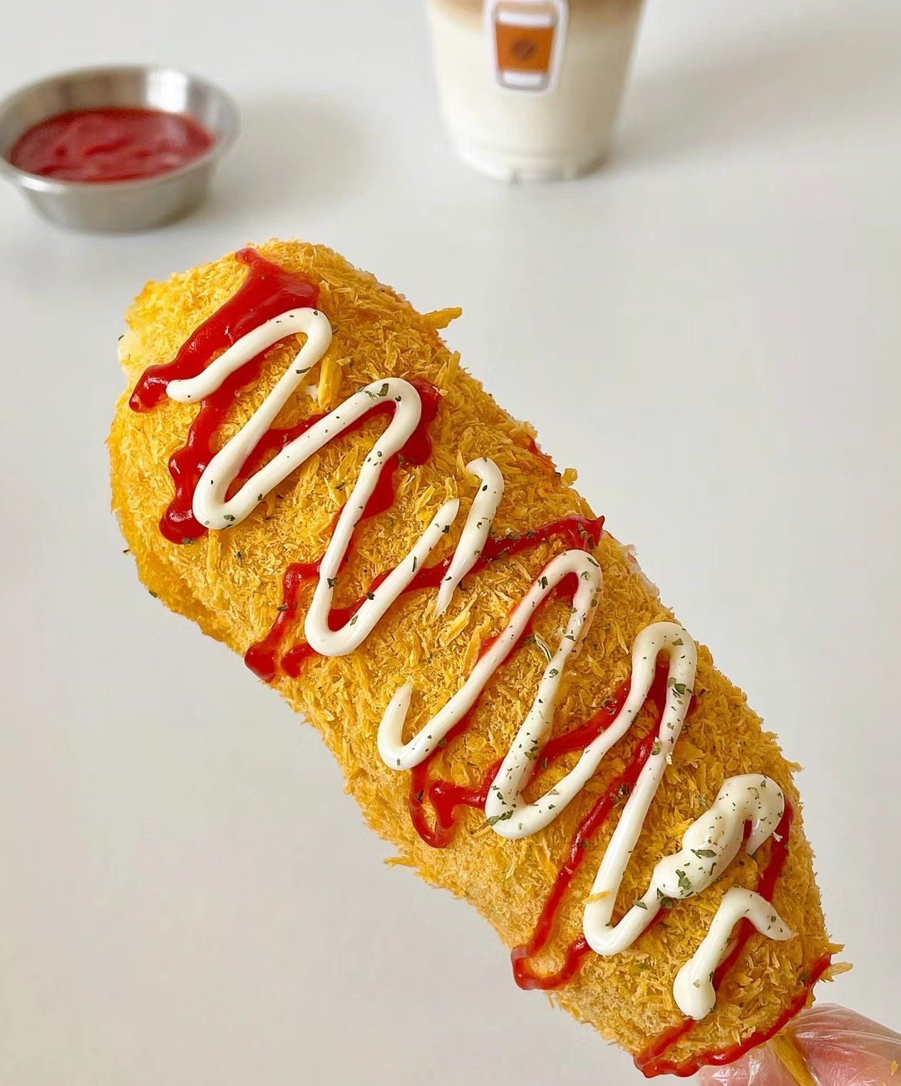 非油炸 超长拉丝土豆泥芝士热狗棒教程