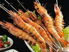 串烤虾-探鱼·鲜青椒爽麻烤鱼(广州欣荣广场店)