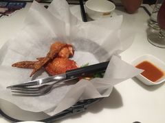 鲜虾胶酿脆皮鸡翅-港丽餐厅(杭大店)