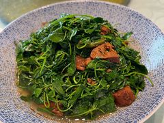 金花菜蚌肉-金典银峰老鹅馆·昆山菜(亭林公园店)