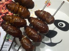 烤蚕蛹-粟氏天府·东北烧烤(长安街店)