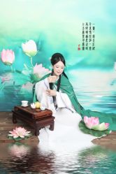 -后宫·古装汉服京剧儿童亲子全家福摄影