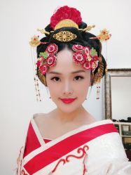 -后宫·古装汉服京剧儿童亲子全家福摄影